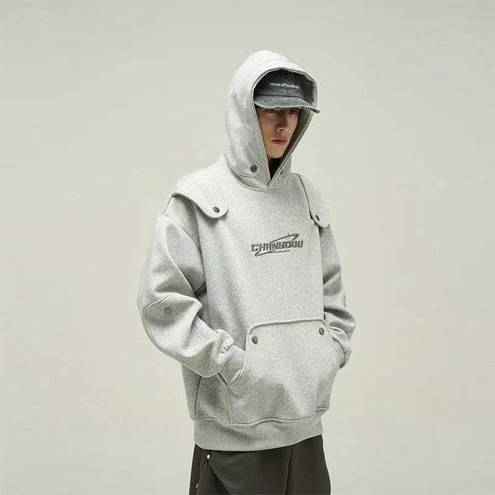 Deconstructed Hooded Sweatshirt