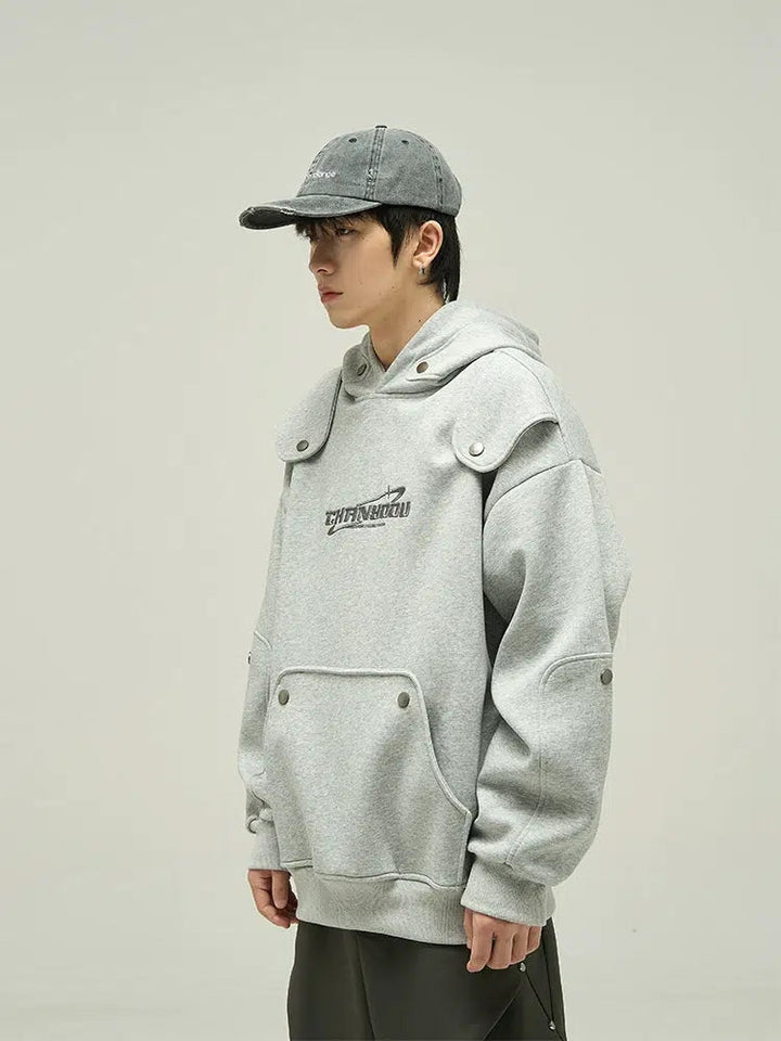Deconstructed Hooded Sweatshirt