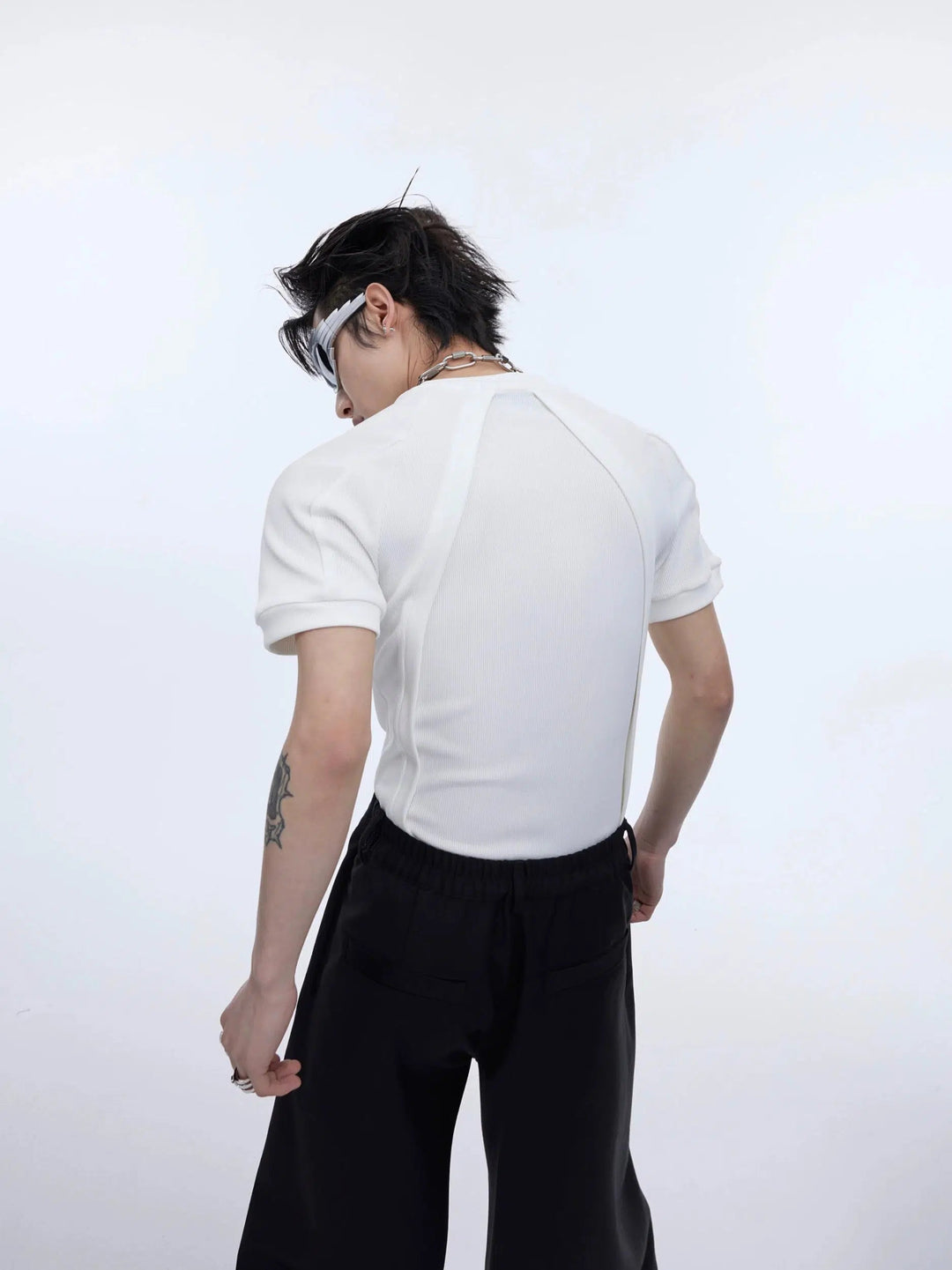 Deconstruction Texture Slim T-shirt