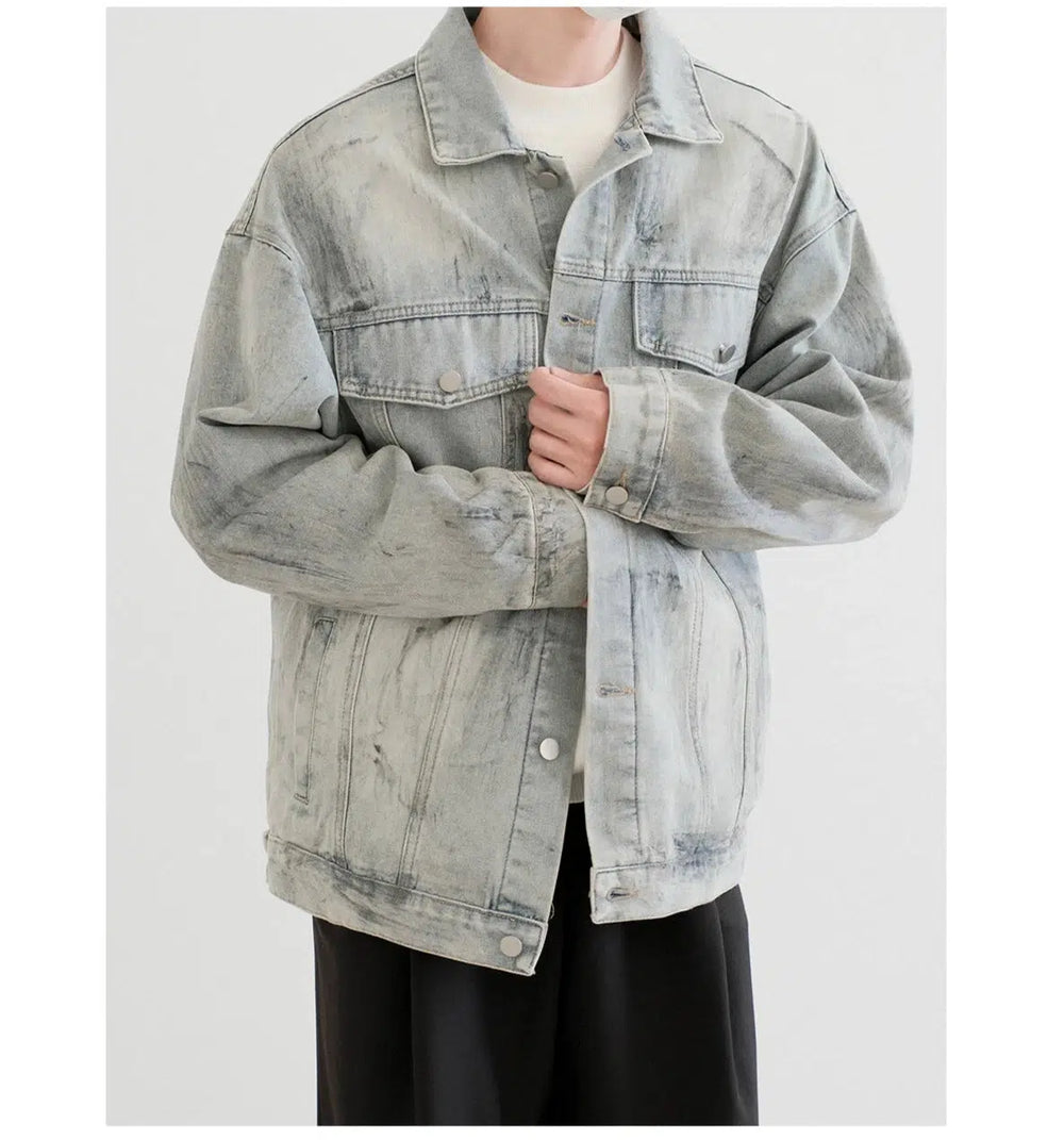 Denim Button-Up Jacket