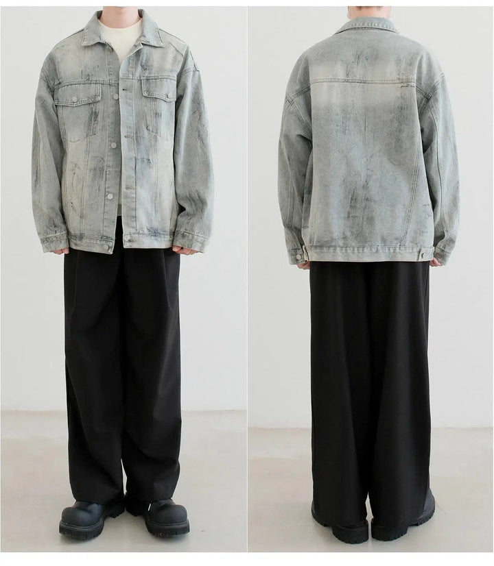 Denim Button-Up Jacket