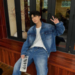 Denim Jacket Suit Two-piece Set