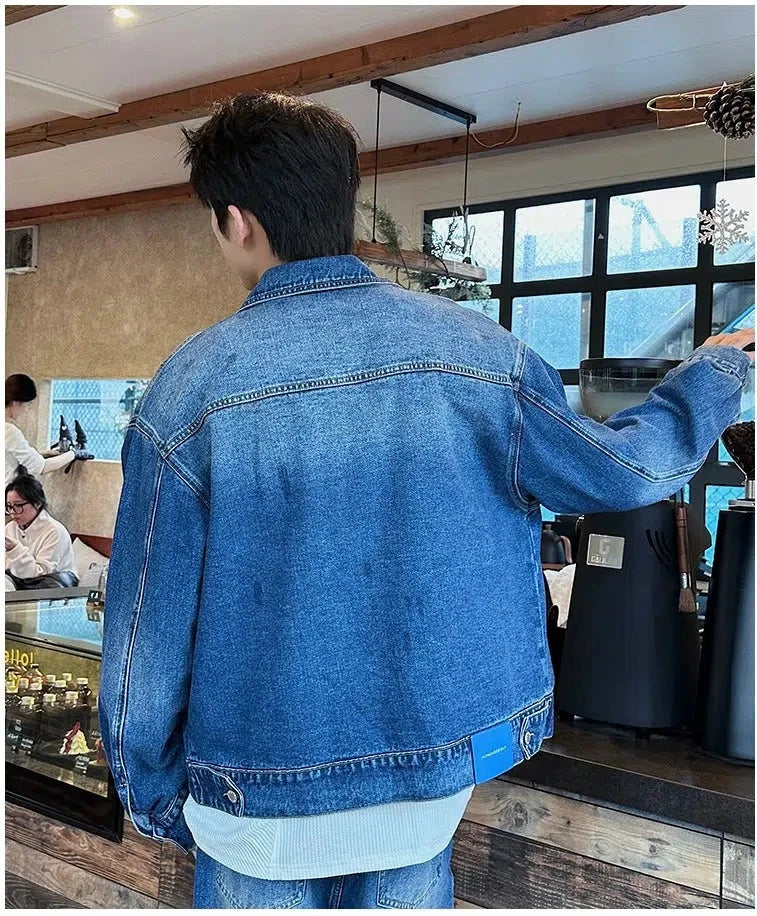 Denim Jacket Suit Two-piece Set