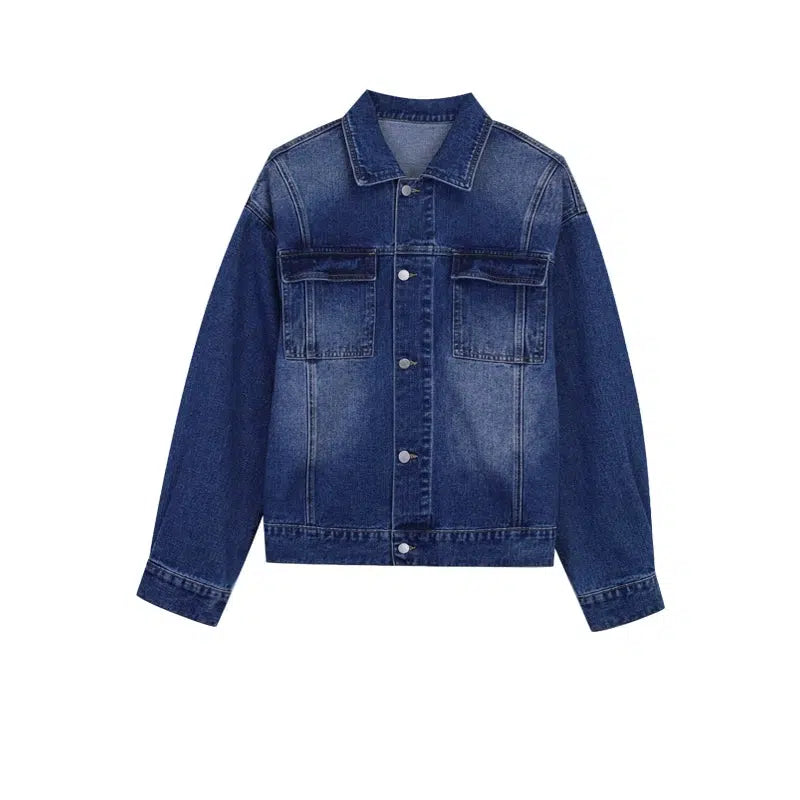 Denim Jacket Suit Two-piece Set