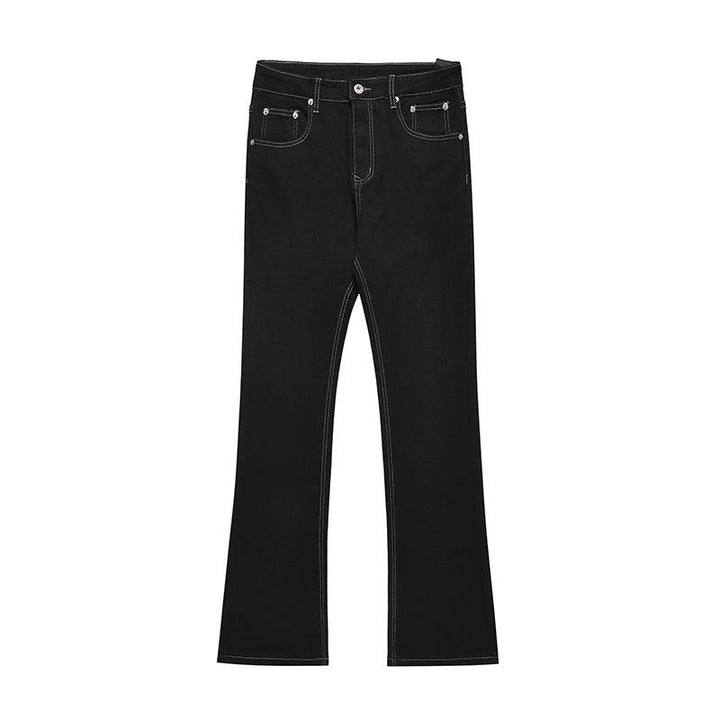 Denim Slim Fit Flared Pants