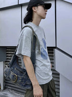 Denim Style Crossbody Bag