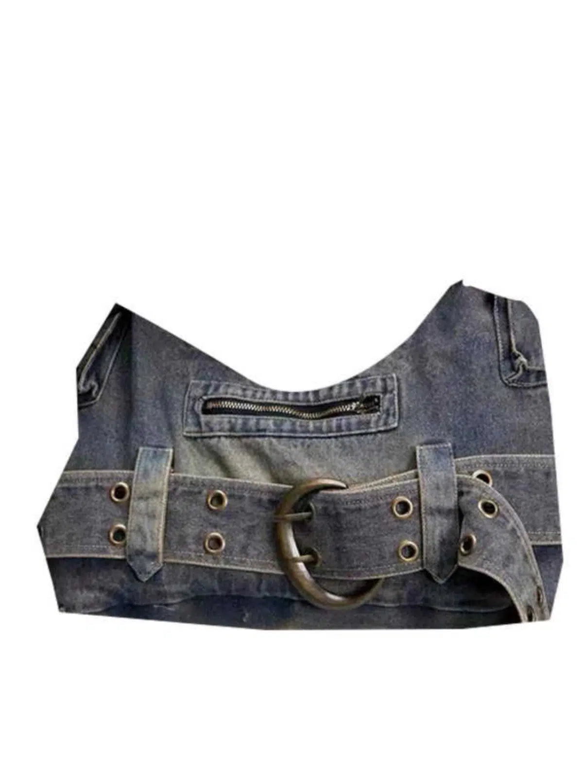 Denim Style Crossbody Bag