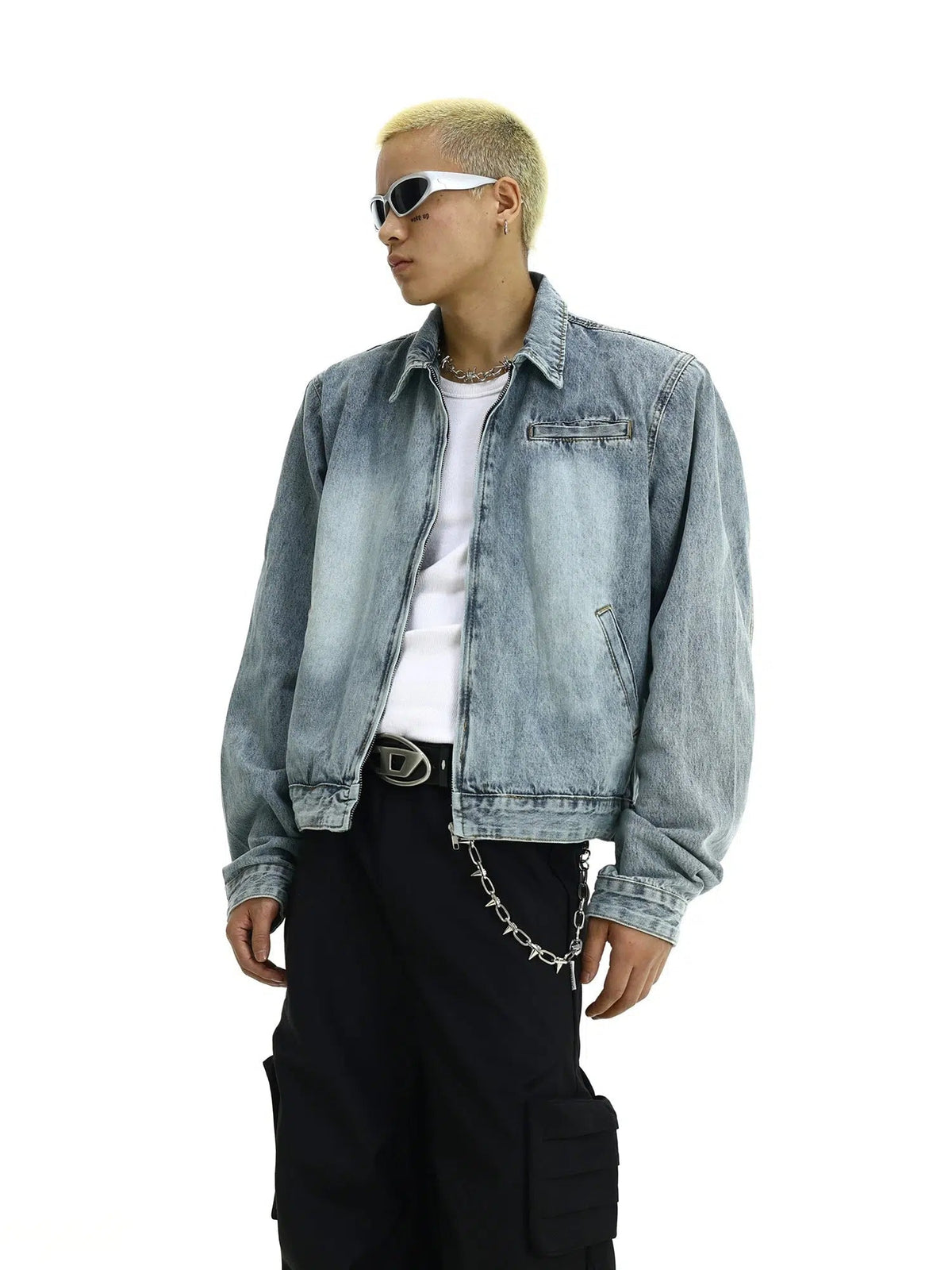 Denim Zipper Jacket