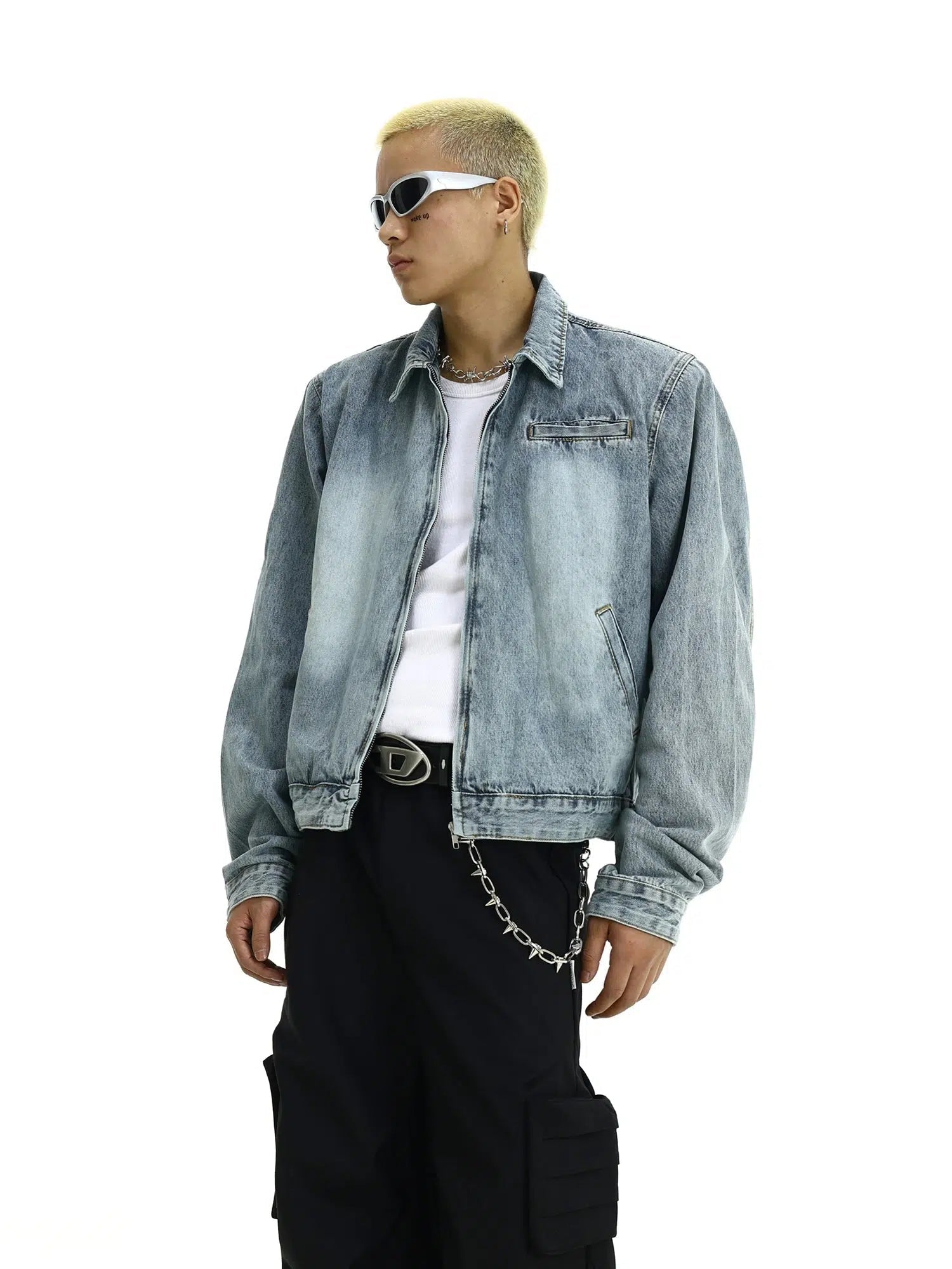 Denim Zipper Jacket