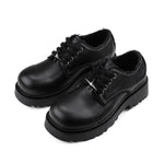 Derby Lace-Up Casual Shoes with Star Design