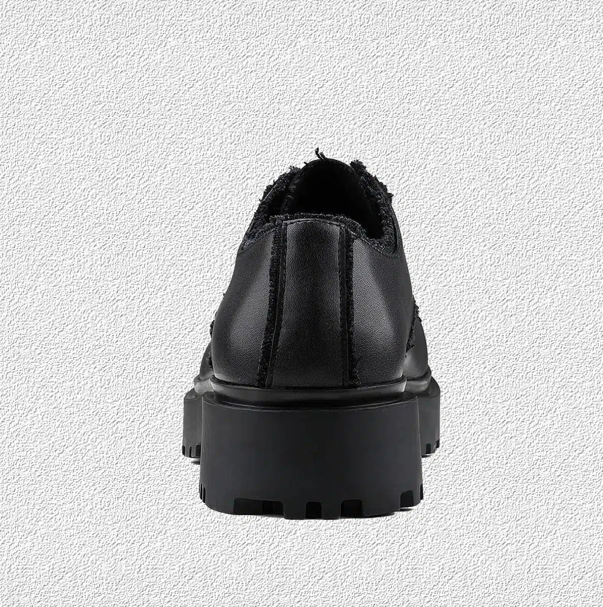 Derby Lace-Up Casual Shoes with Star Design