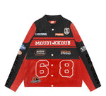 Detachable Motorcycle Retro jacket