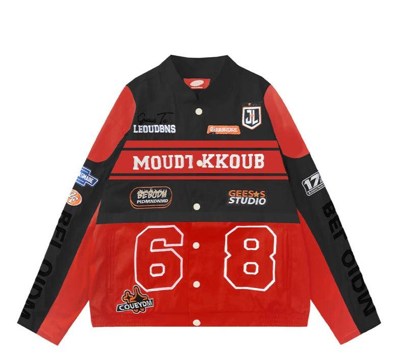 Detachable Motorcycle Retro jacket