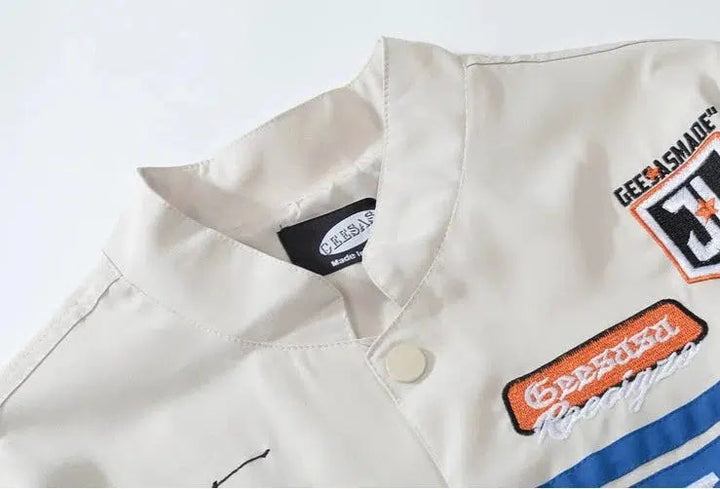 Detachable Motorcycle Retro jacket