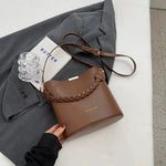 Detachable Strap Bucket Shaped Bag