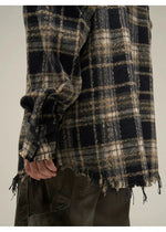 Devil Hooded Plaid Jacket
