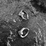 Diamond Eye Hoop Earrings