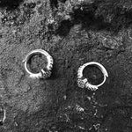 Diamond Eye Hoop Earrings