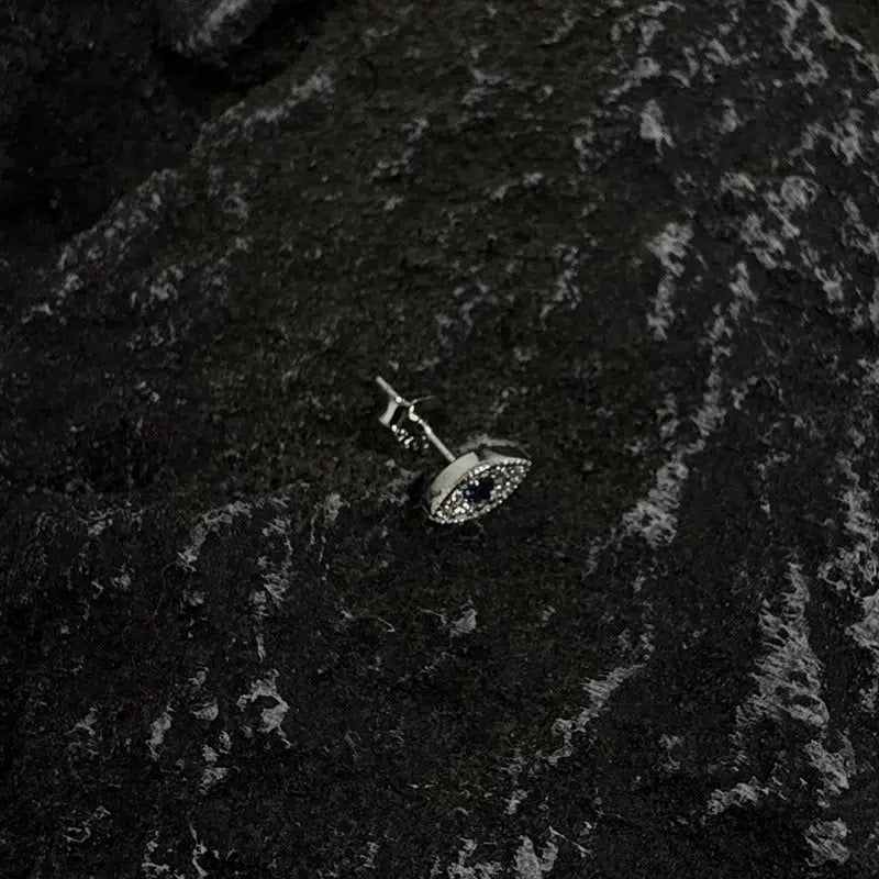 Diamond Eye Stud Earrings