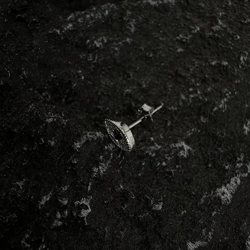 Diamond Eye Stud Earrings