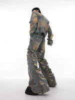 Destroyed Denim Jacket