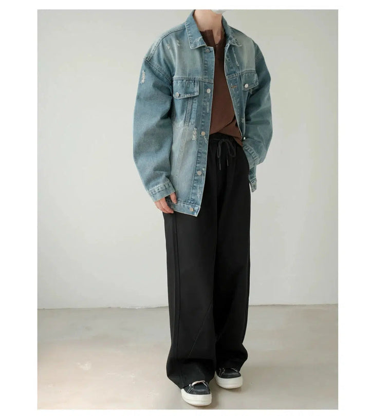 Distressed Denim Jacket