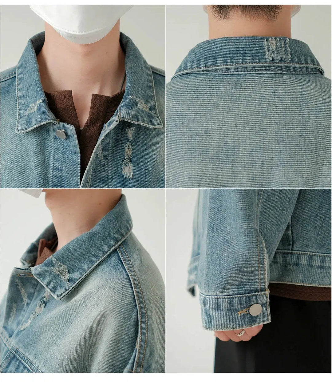 Distressed Denim Jacket