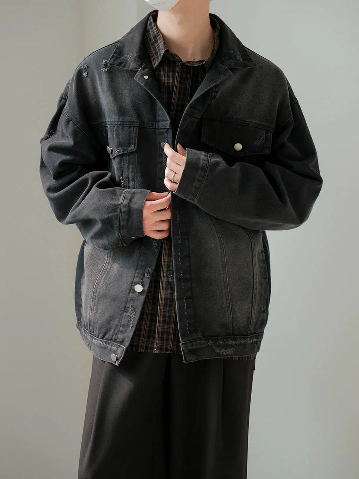 Distressed Denim Jacket
