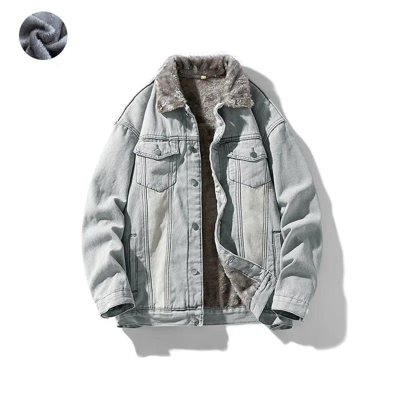 Distressed Denim Jacket