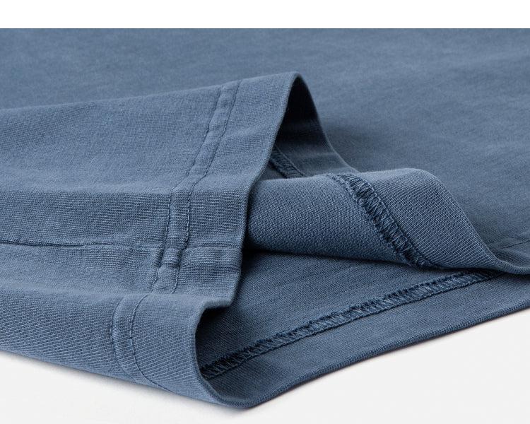 Distressed Dyed Raglan Sleeve T-shirt