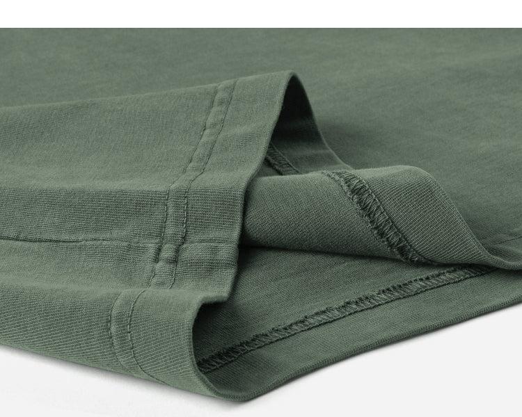 Distressed Dyed Raglan Sleeve T-shirt