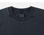 Distressed Dyed Raglan Sleeve T-shirt