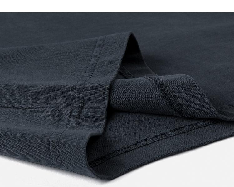 Distressed Dyed Raglan Sleeve T-shirt