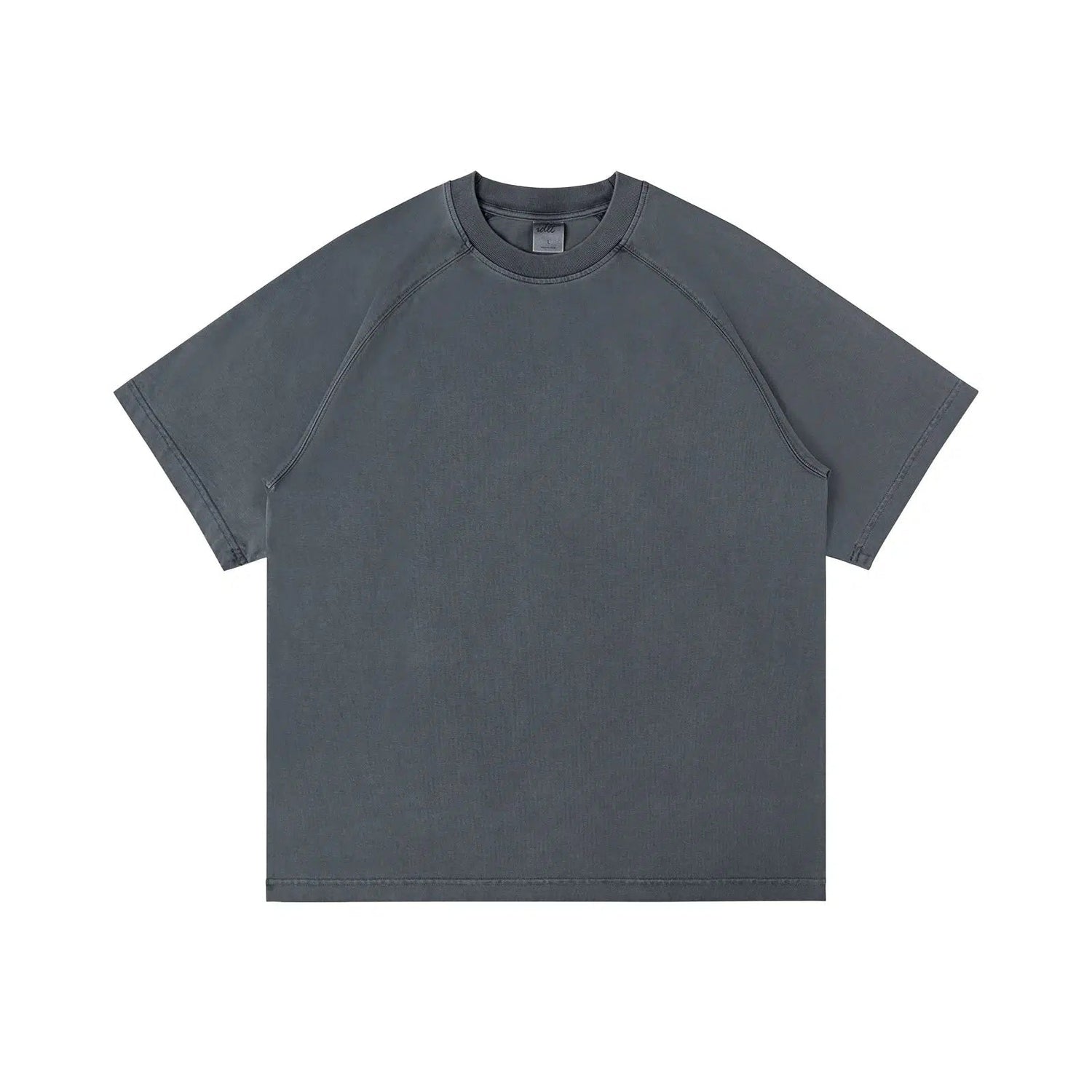 Distressed Dyed Raglan Sleeve T-shirt
