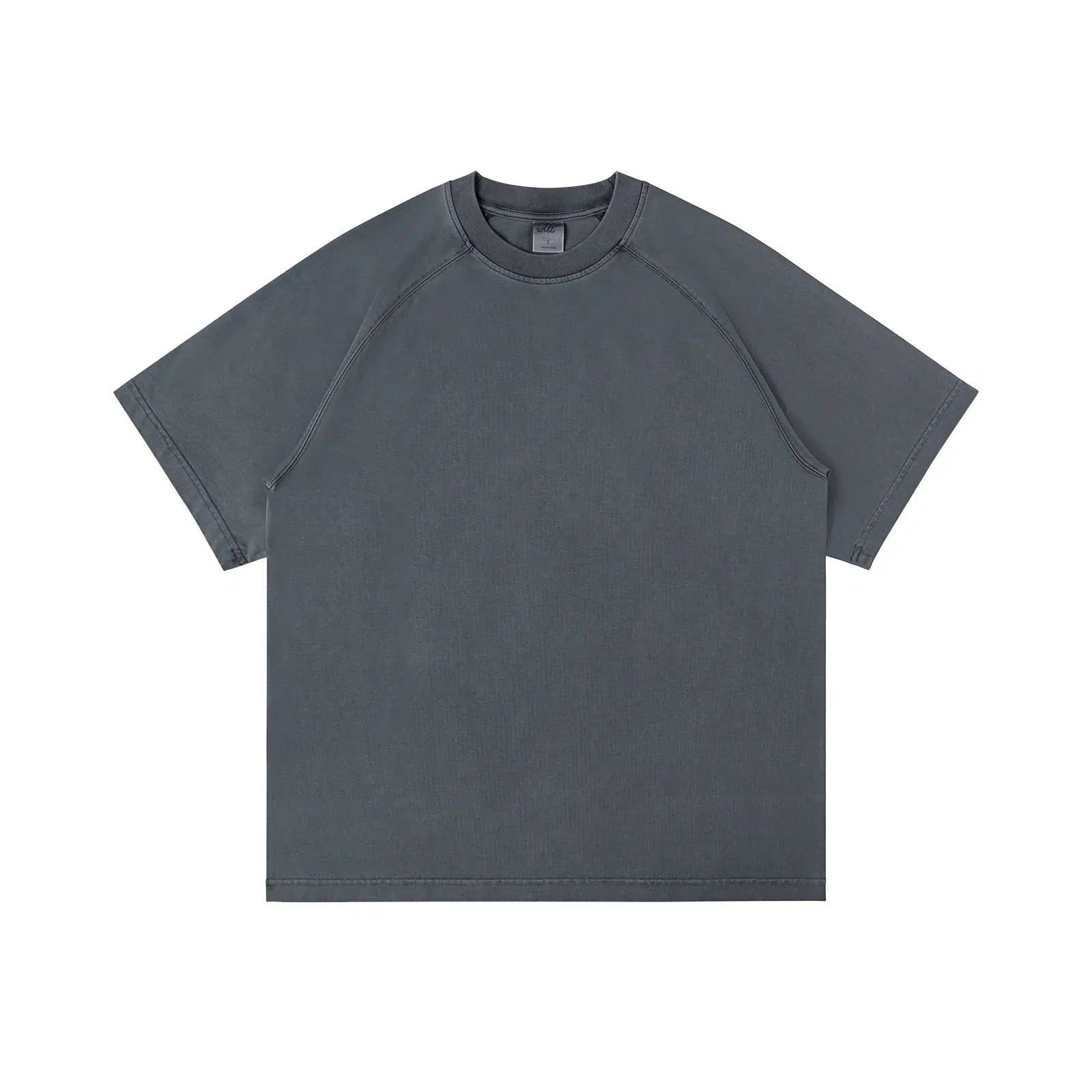 Distressed Dyed Raglan Sleeve T-shirt