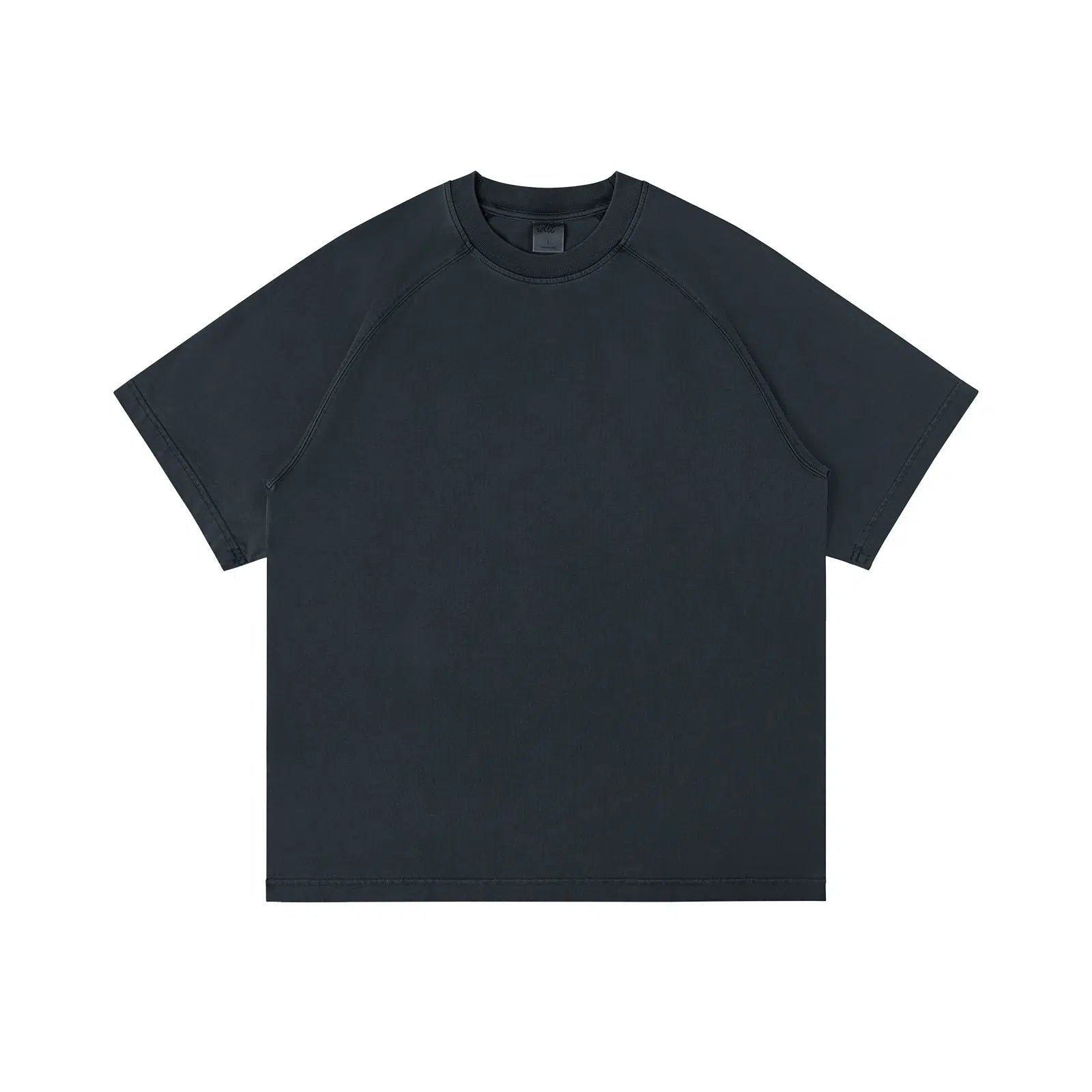Distressed Dyed Raglan Sleeve T-shirt