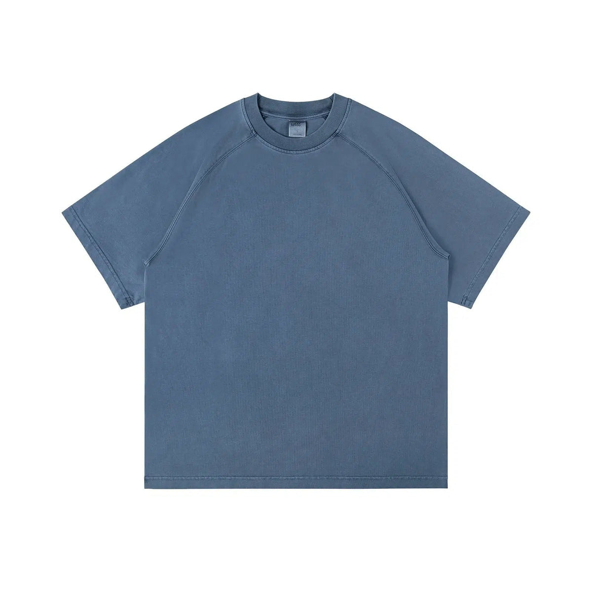 Distressed Dyed Raglan Sleeve T-shirt