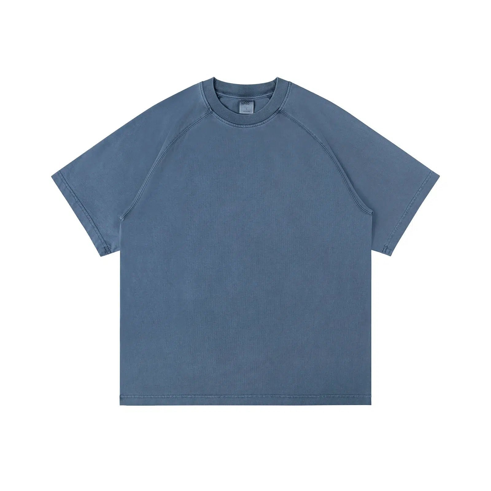 Distressed Dyed Raglan Sleeve T-shirt