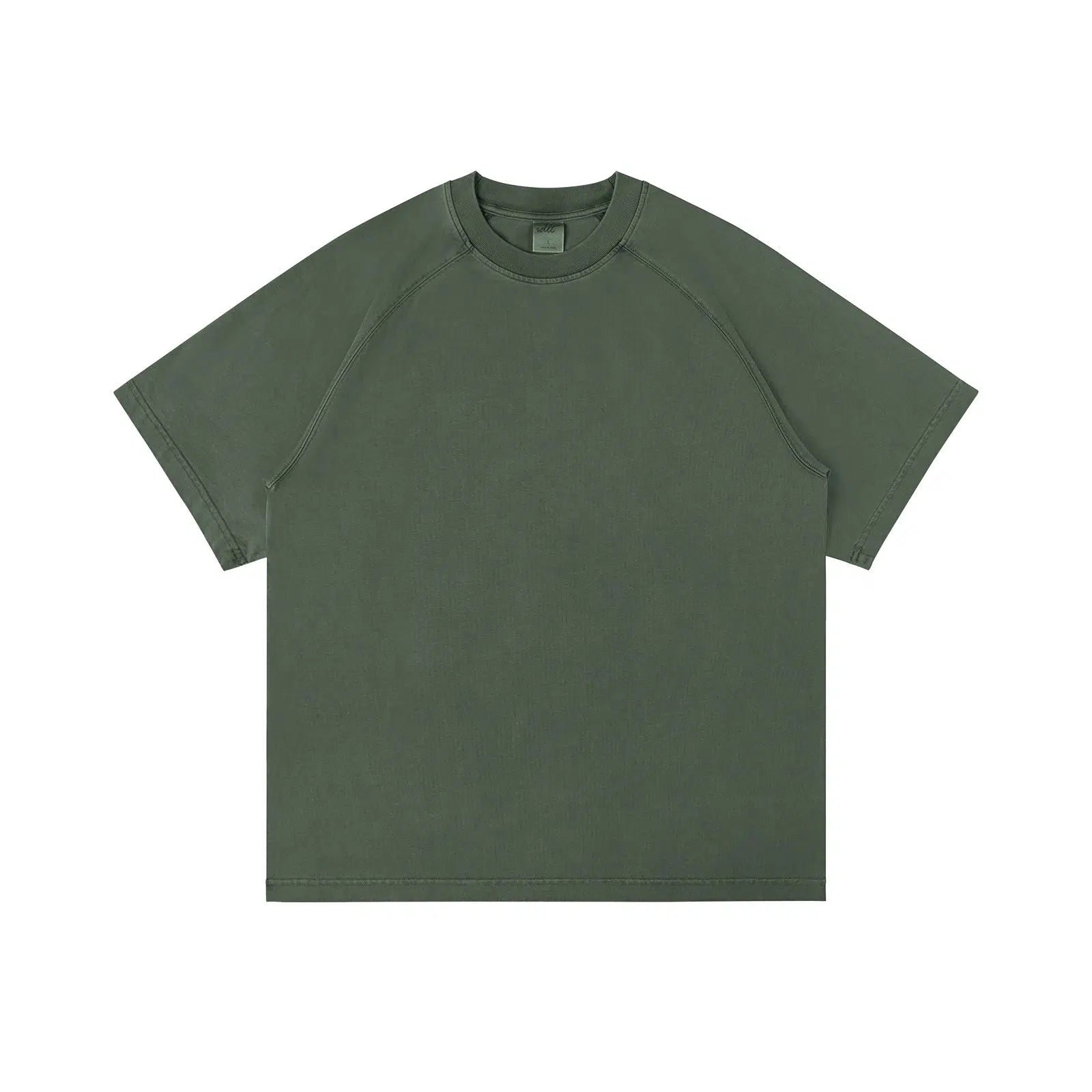 Distressed Dyed Raglan Sleeve T-shirt