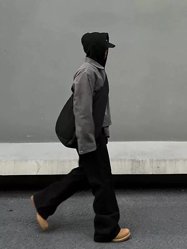 Distressed Pocket Hooded Jacket