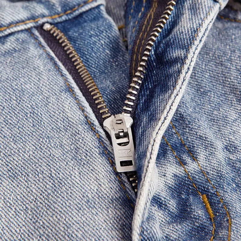 Distressed Ripped Slim Fit Jeans