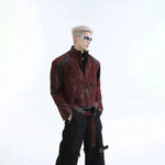 Distressed Silhouette Denim Jacket