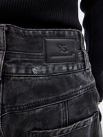 Distressed Wide-leg Pants