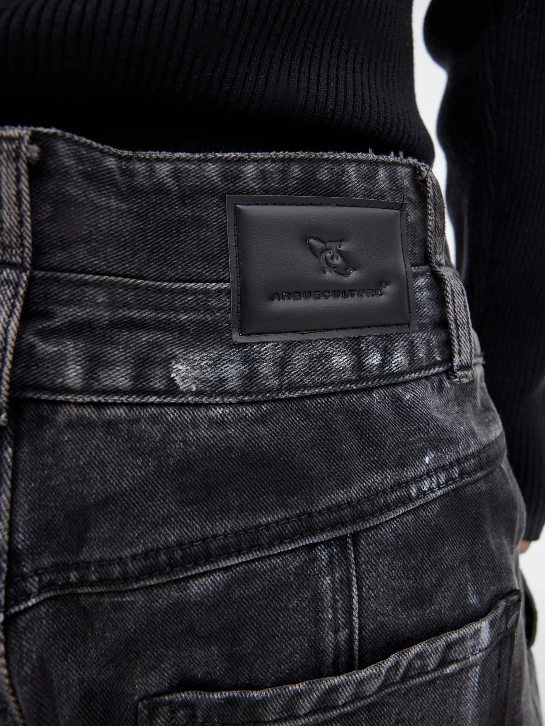 Distressed Wide-leg Pants