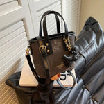 Dog Tag Charm Bucket Shaped Bag