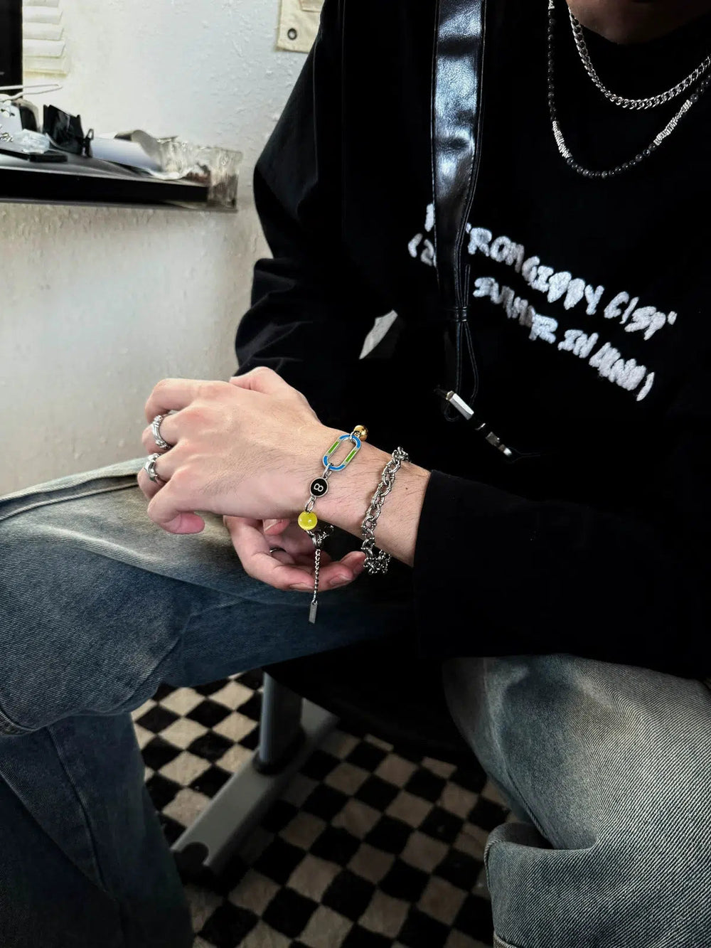 Dopamine Style Beaded Bracelet