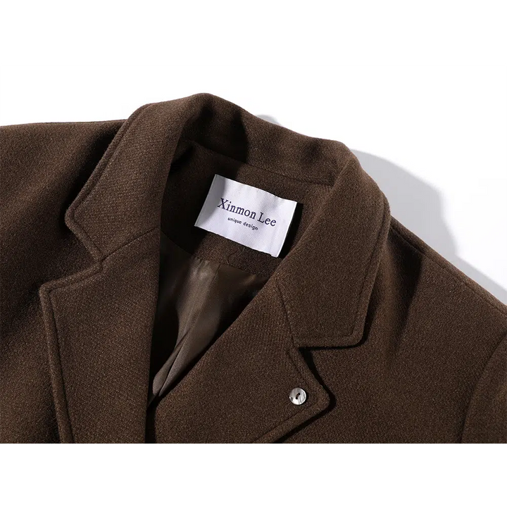 Double-Breasted Blazer with Matching Bag
