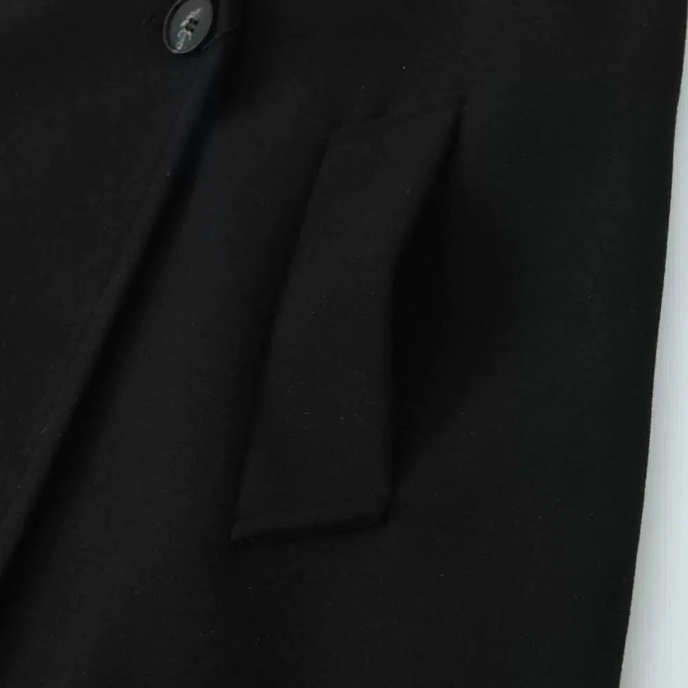 Double-Breasted Pockets Wool Coat