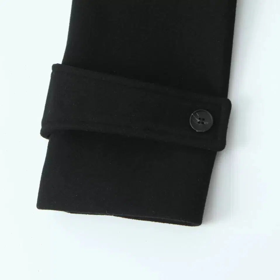 Double-Breasted Pockets Wool Coat