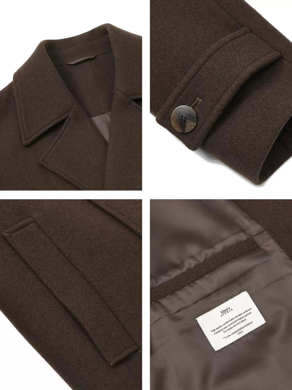 Double-Breasted Wool Coat